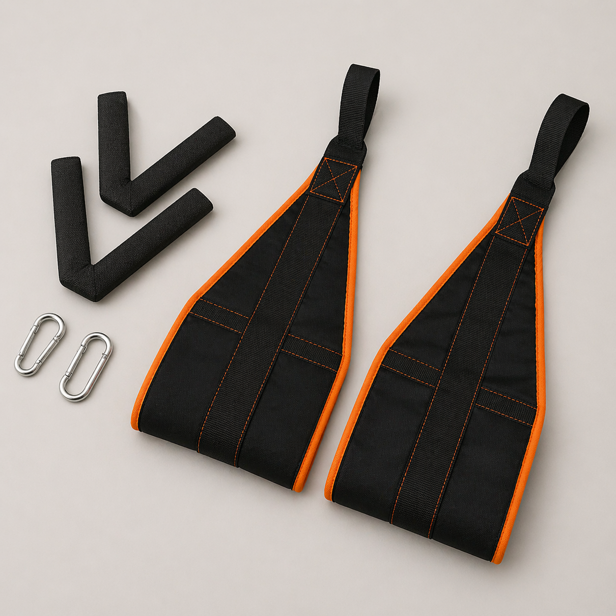 Fitness Hanging Ab Straps for Pull-Up Leg Raises (Pair)